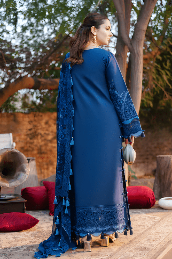 3PC EMBROIDERED LAWN SUIT - SR - 658 - Rangoli Store