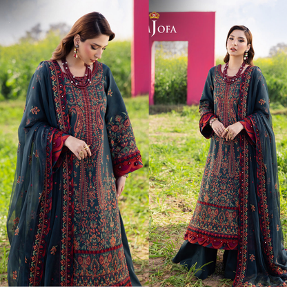 3PC EMBROIDERED LAWN SUIT - SR - 659 - Rangoli Store