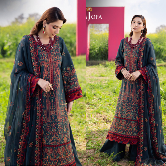 3PC EMBROIDERED LAWN SUIT - SR - 659 - Rangoli Store