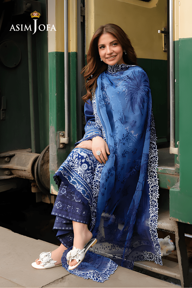 3PC EMBROIDERED LAWN SUIT - SR - 665 - Rangoli Store