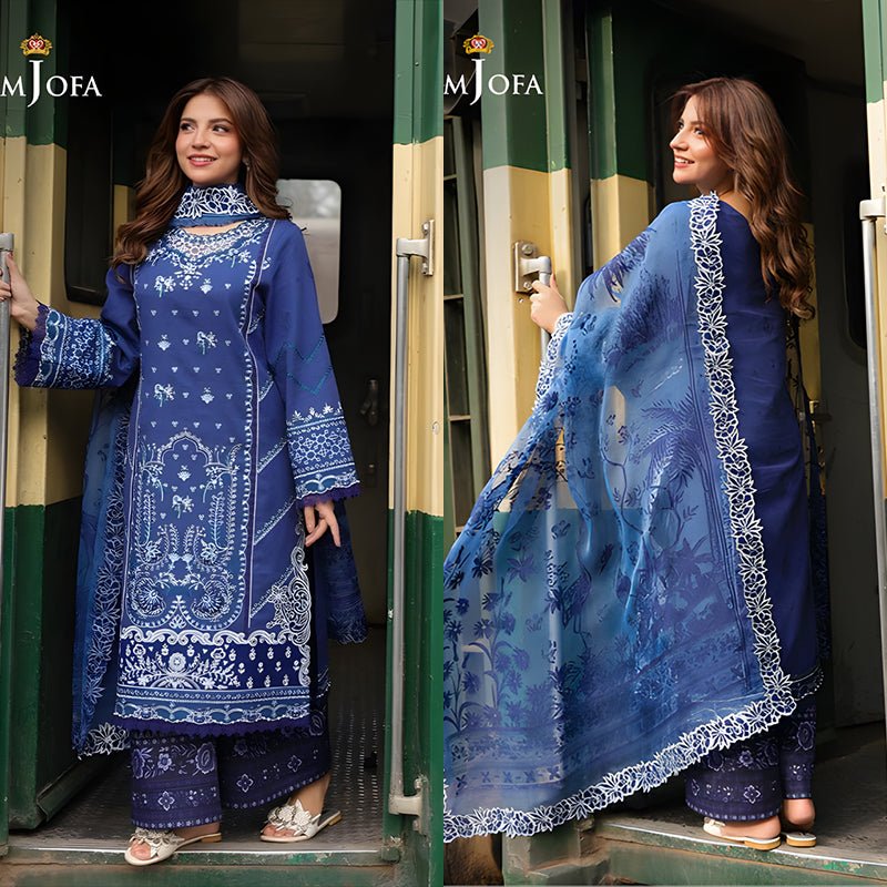 3PC EMBROIDERED LAWN SUIT - SR - 665 - Rangoli Store