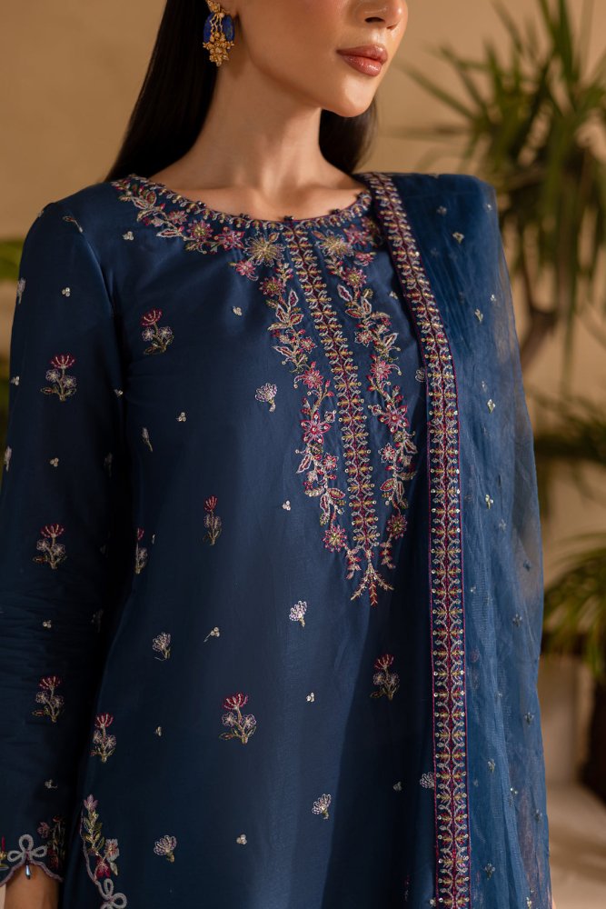 3PC EMBROIDERED LAWN SUIT - SR - 690 - Rangoli Store