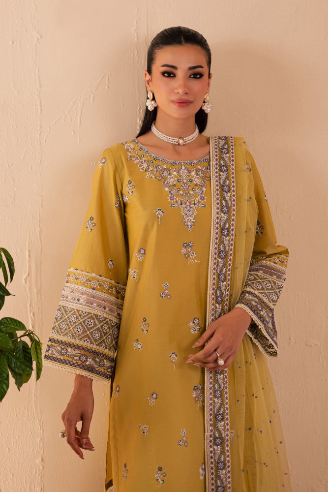 3PC EMBROIDERED LAWN SUIT - SR - 691 - Rangoli Store