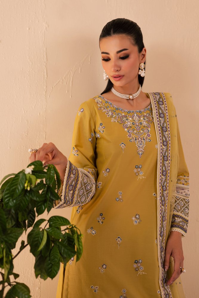 3PC EMBROIDERED LAWN SUIT - SR - 691 - Rangoli Store