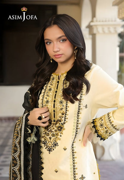 3PC EMBROIDERED LAWN SUIT - SR - 695 - Rangoli Store