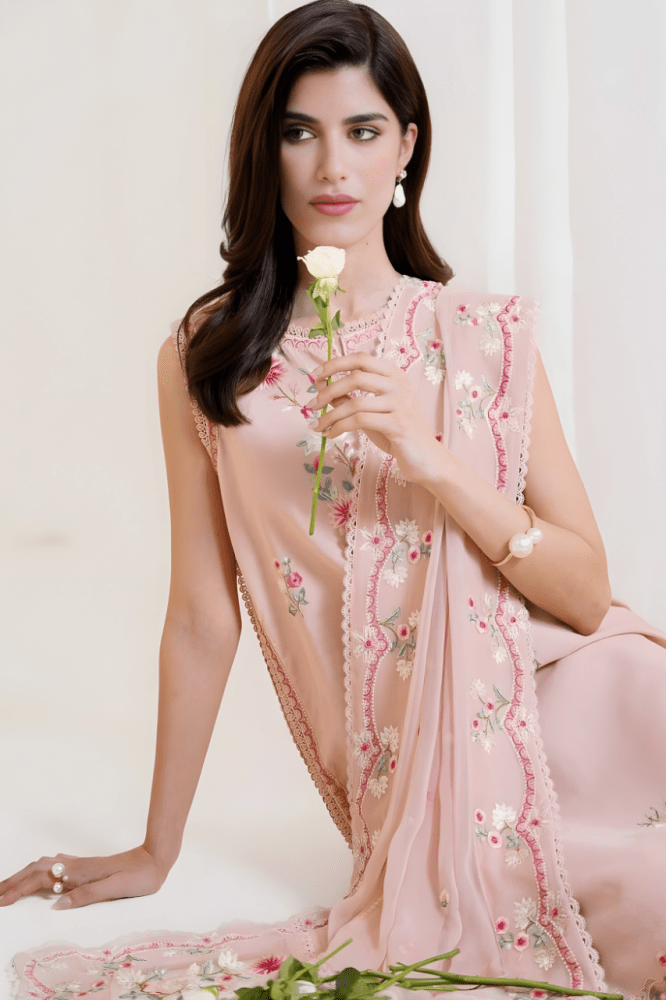 3PC EMBROIDERED LAWN SUIT - SR - 716 - Rangoli Store