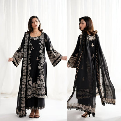 3PC EMBROIDERED LAWN SUIT - SR - 717 - Rangoli Store