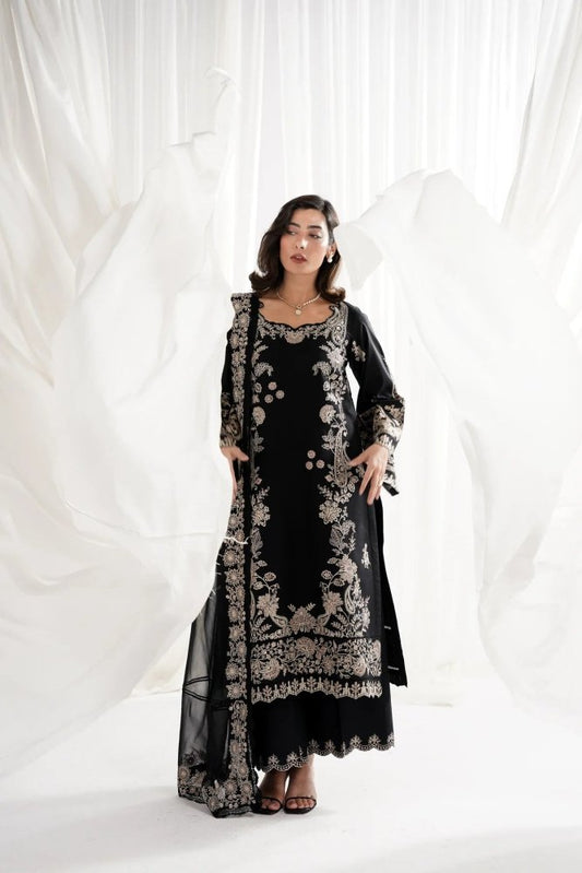 3PC EMBROIDERED LAWN SUIT - SR - 717 - Rangoli Store