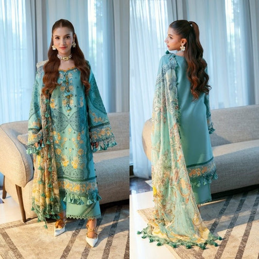3PC EMBROIDERED LAWN SUIT - SR - 723 - Rangoli Store