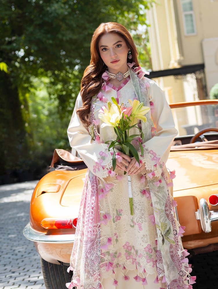 3PC EMBROIDERED LAWN SUIT - SR - 726 - Rangoli Store