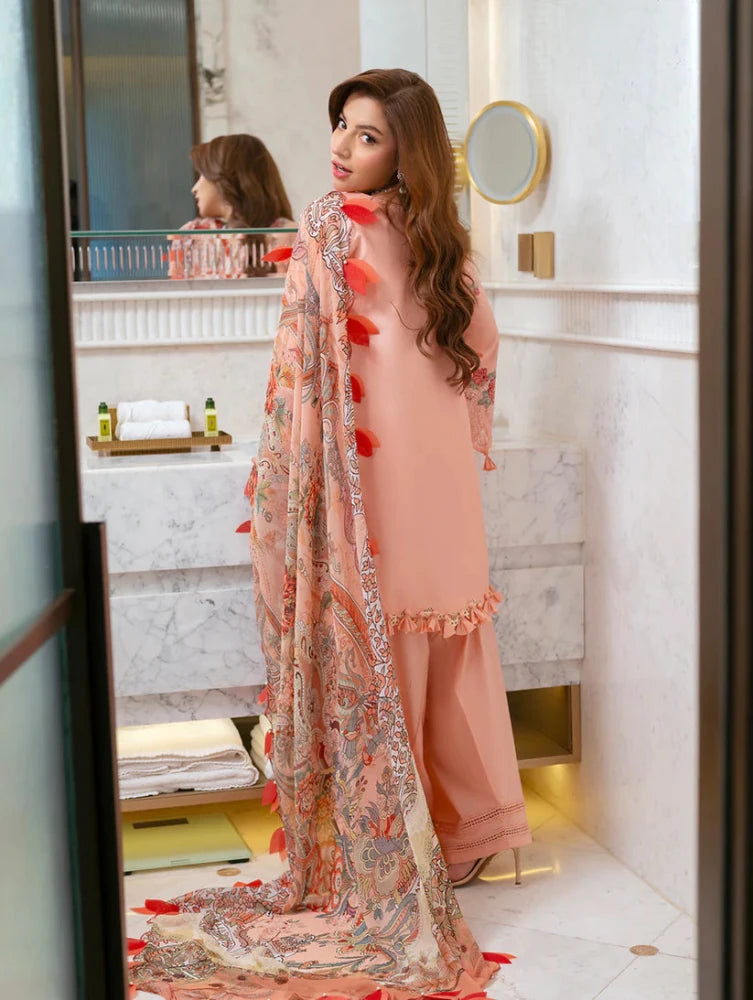 3PC EMBROIDERED LAWN SUIT - SR - 727 - Rangoli Store