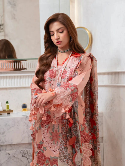 3PC EMBROIDERED LAWN SUIT - SR - 727 - Rangoli Store