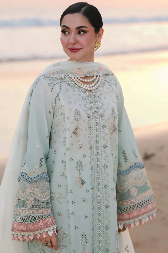 3PC EMBROIDERED LAWN SUIT - SR - 730 - Rangoli Store
