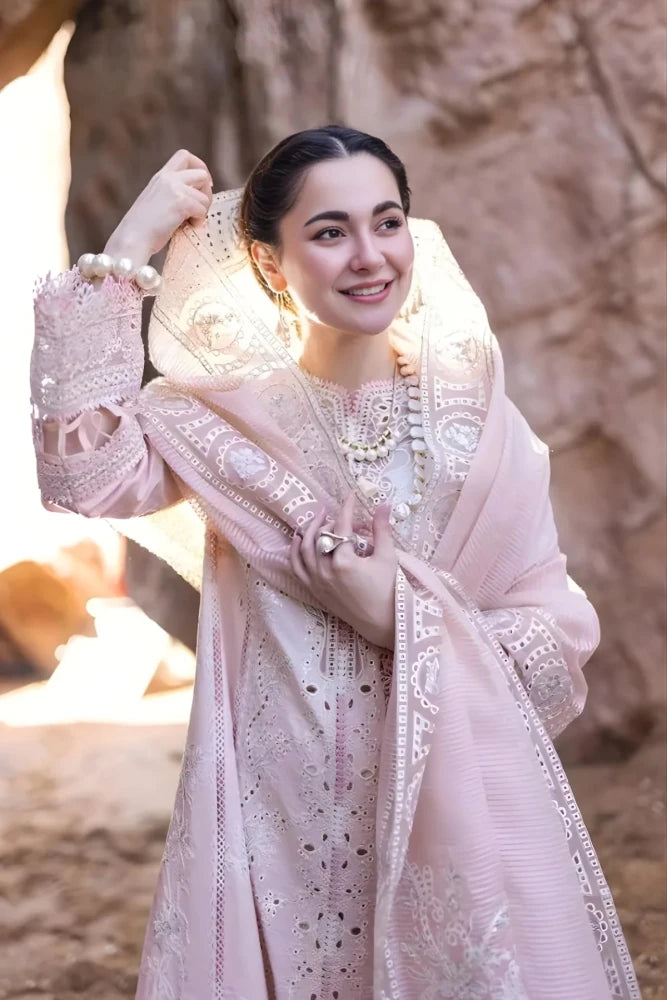 3PC EMBROIDERED LAWN SUIT - SR - 734 - Rangoli Store