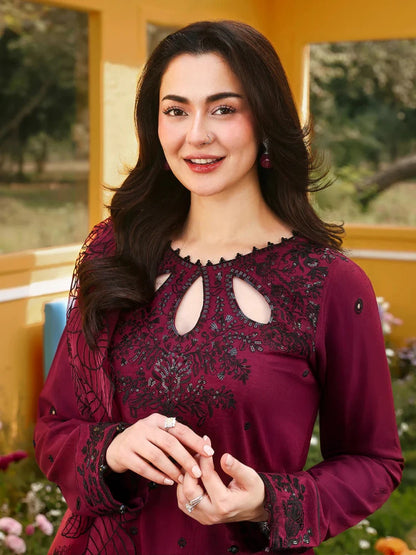 3PC EMBROIDERED LAWN SUIT - SR - 736 - Rangoli Store