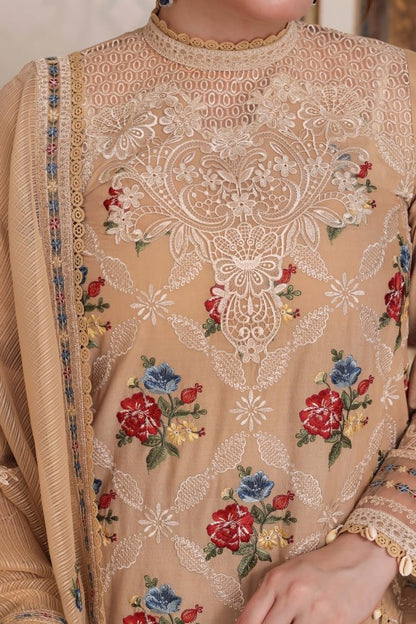 3PC EMBROIDERED LAWN SUIT - SR-766 - Rangoli Store