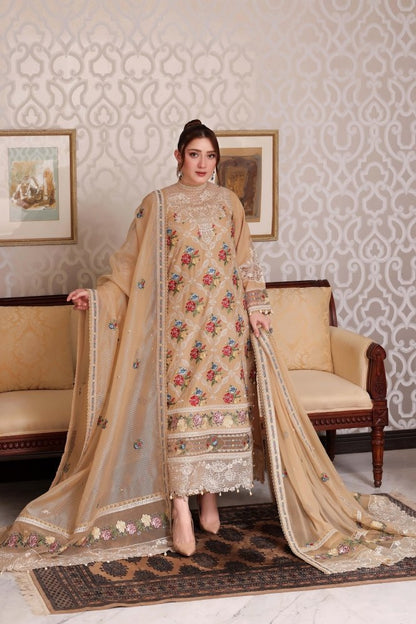 3PC EMBROIDERED LAWN SUIT - SR-766 - Rangoli Store