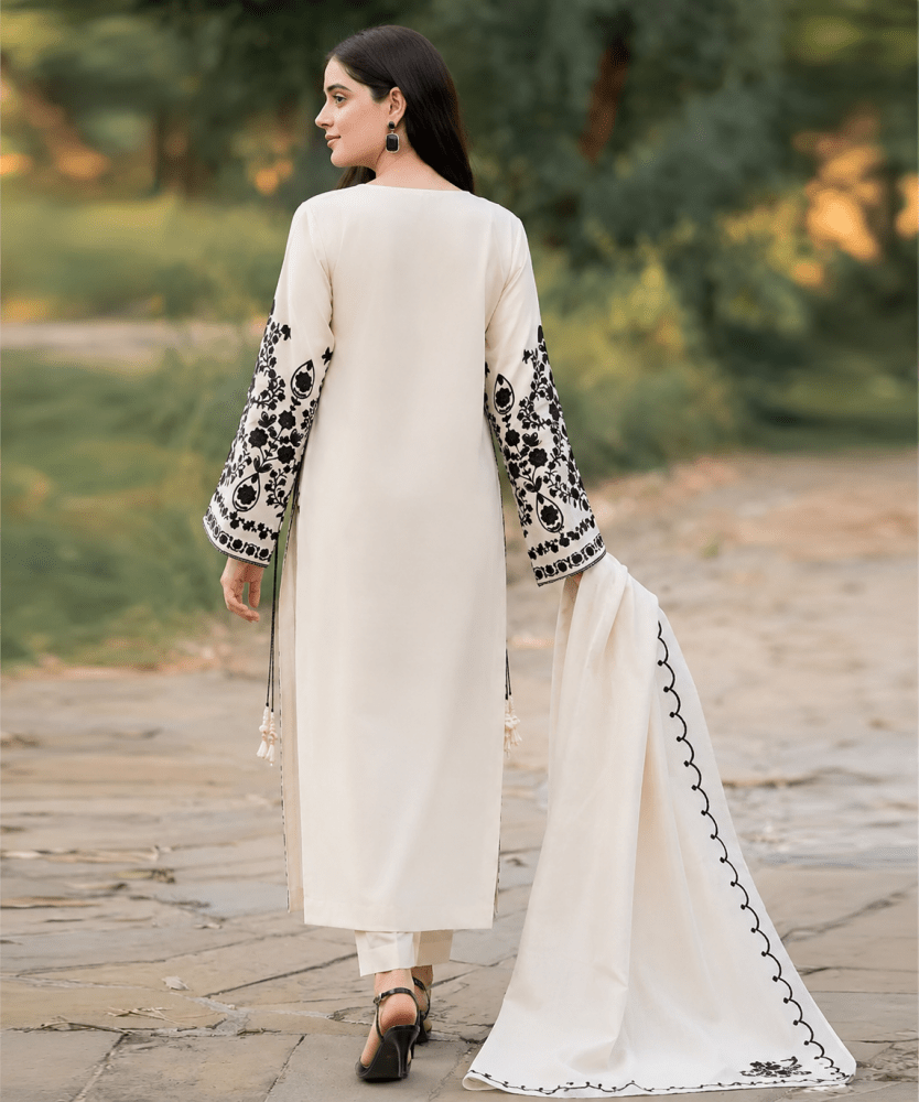 3PC EMBROIDERED LAWN SUIT - SR-773 - Rangoli Store