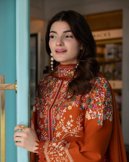 3PC EMBROIDERED LAWN SUIT - SR-774 - Rangoli Store