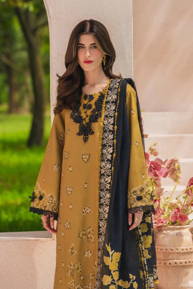 3PC LAWN EMBROIDED SUIT SR - 744 - Rangoli Store