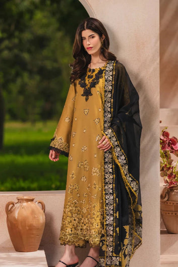 3PC LAWN EMBROIDED SUIT SR - 744 - Rangoli Store
