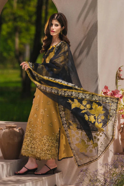 3PC LAWN EMBROIDED SUIT SR - 744 - Rangoli Store