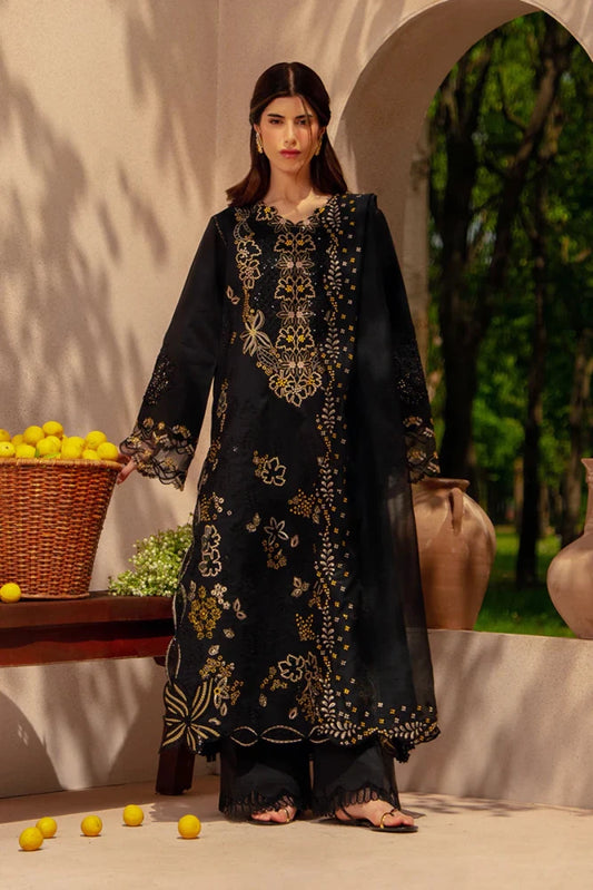 3PC LAWN EMBROIDED SUIT SR - 747 - Rangoli Store