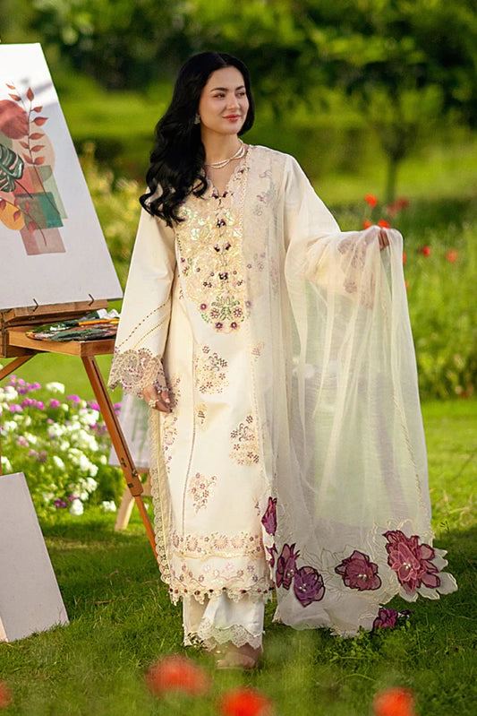 3PC LAWN EMBROIDED SUIT SR - 748 - Rangoli Store