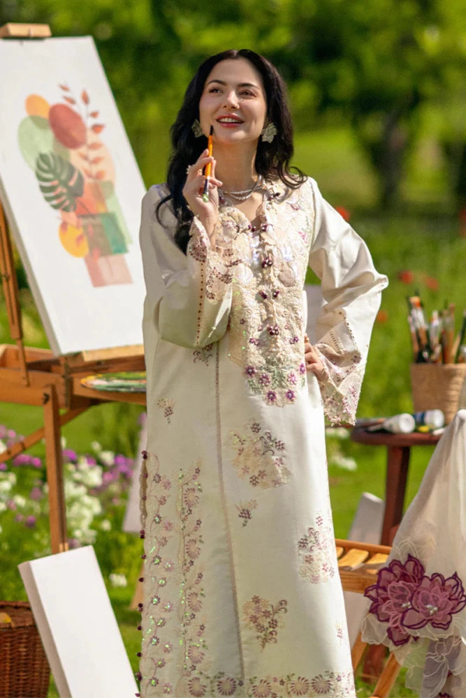3PC LAWN EMBROIDED SUIT SR - 748 - Rangoli Store