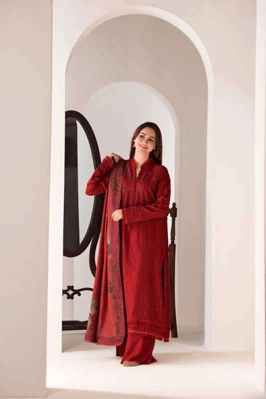 3PC LAWN EMBROIDERED SUIT - SR-455 - Rangoli Store