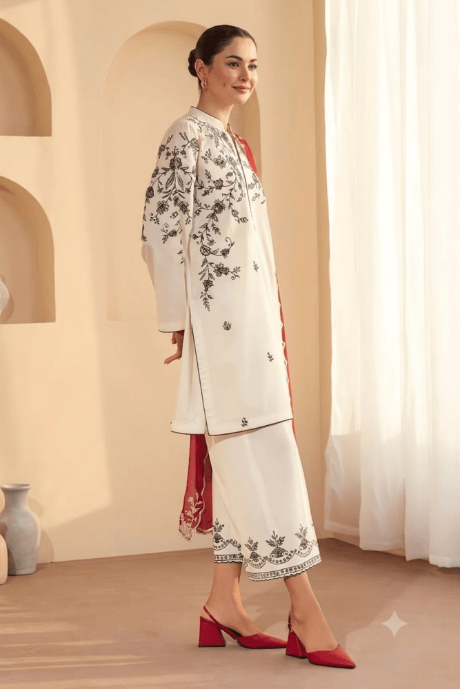 3PC LAWN EMBROIDERED SUIT SR - 499 - Rangoli Store