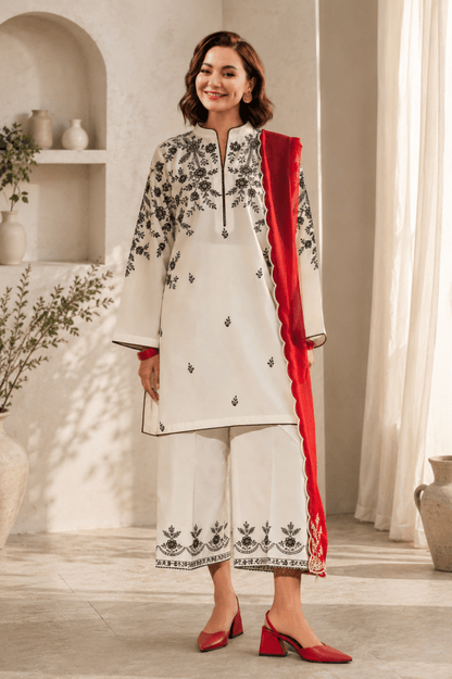3PC LAWN EMBROIDERED SUIT SR - 499 - Rangoli Store