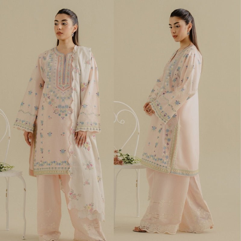 3PC LAWN EMBROIDERED SUIT SR - 503 - Rangoli Store