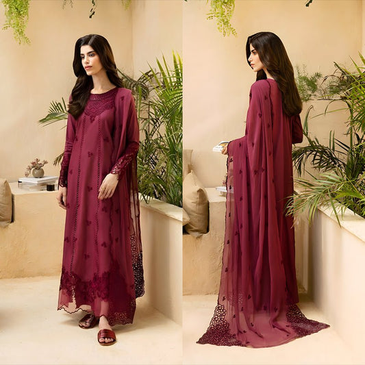 3PC LAWN EMBROIDERED SUIT SR - 651 - Rangoli Store