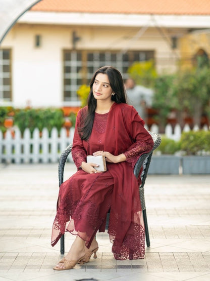 3PC LAWN EMBROIDERED SUIT SR - 651 (Copy) - Rangoli Store