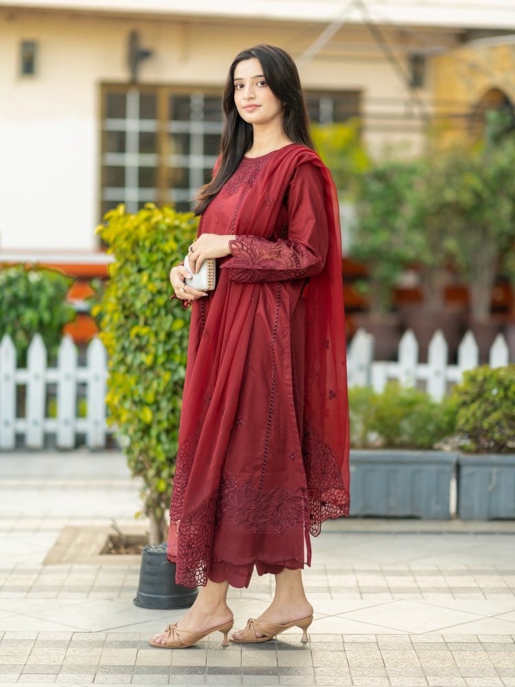 3PC LAWN EMBROIDERED SUIT SR - 651 (Copy) - Rangoli Store