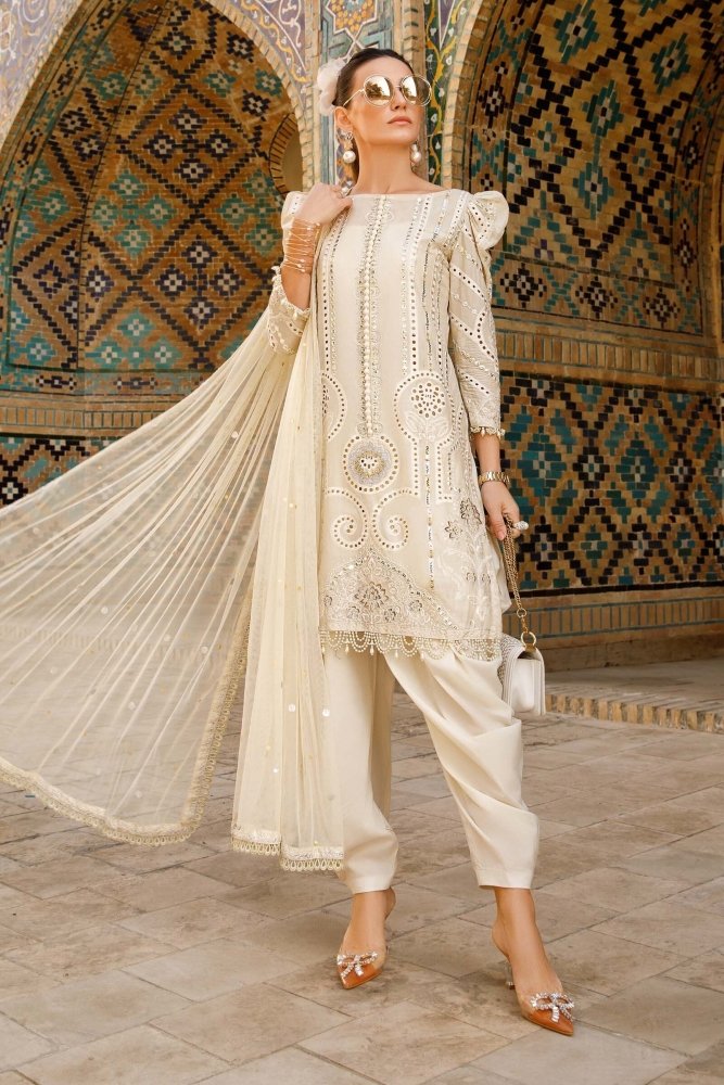 3PC LAWN EMBROIDERED SUIT SR - 657 - Rangoli Store