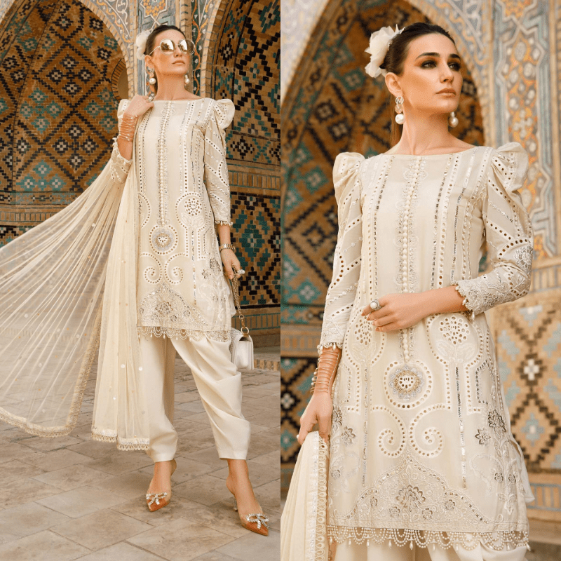 3PC LAWN EMBROIDERED SUIT SR - 657 - Rangoli Store