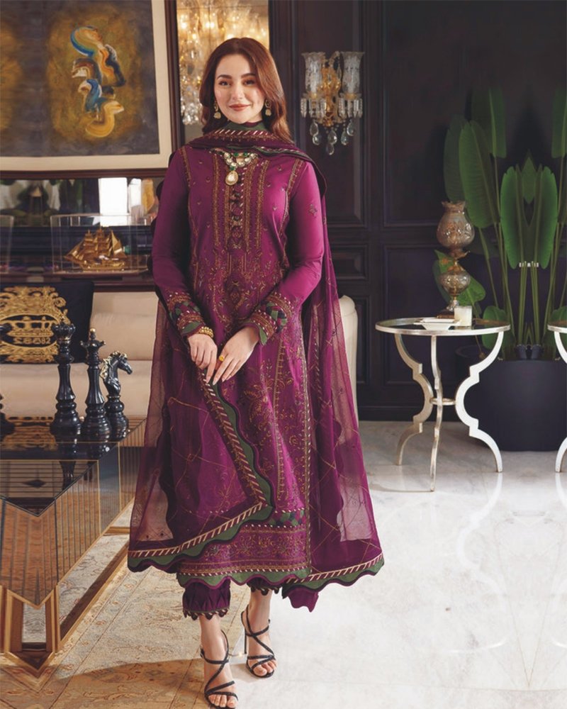 3PC LAWN EMBROIDERED SUIT SR - 664 - Rangoli Store
