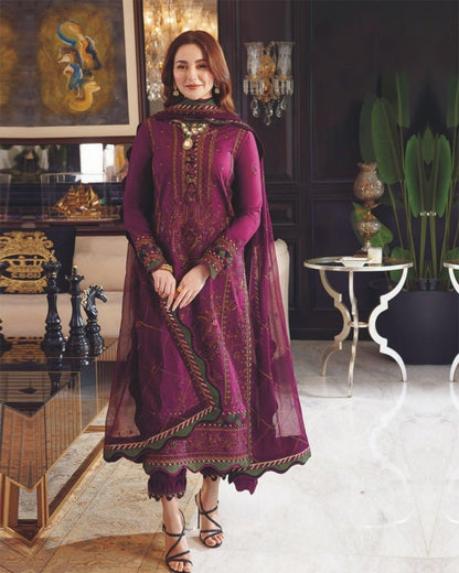 3PC LAWN EMBROIDERED SUIT SR - 664 - Rangoli Store