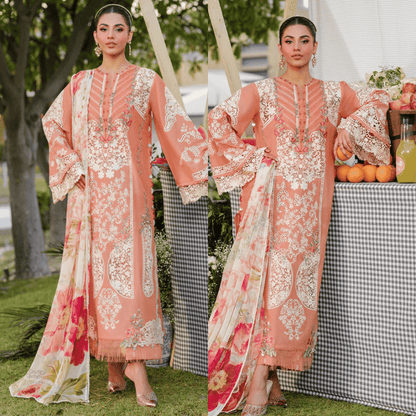 3PC LAWN EMBROIDERED SUIT SR - 706 - Rangoli Store