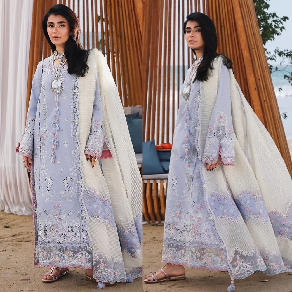 3PC LAWN EMBROIDERED SUIT SR - 731 - Rangoli Store
