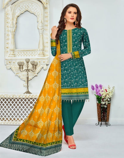 3PC PRINTED LAWN SUIT SR-104 - Rangoli Store