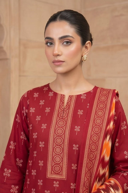 3PC PRINTED LAWN SUIT SR-109 - Rangoli Store