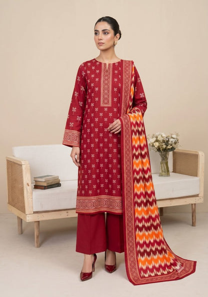 3PC PRINTED LAWN SUIT SR-109 - Rangoli Store