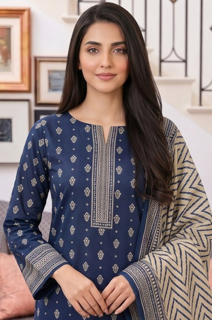 3PC PRINTED LAWN SUIT SR-115 - Rangoli Store