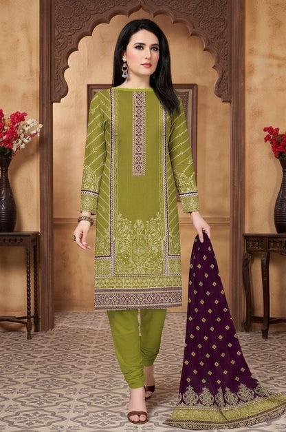 3PC PRINTED LAWN SUIT SR-117 - Rangoli Store