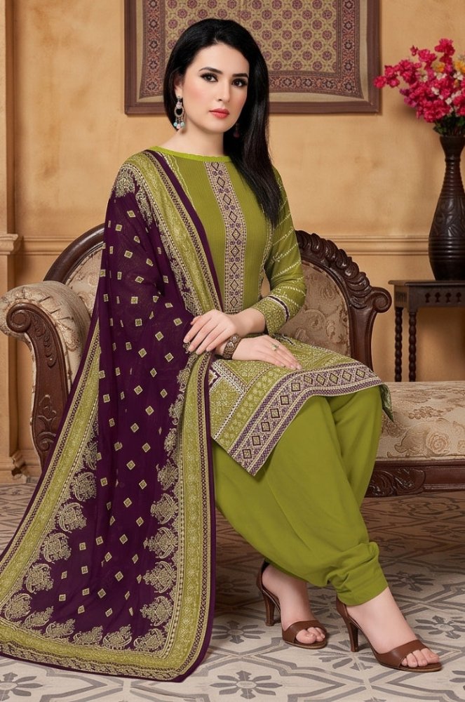 3PC PRINTED LAWN SUIT SR-117 - Rangoli Store