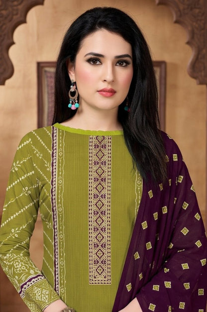 3PC PRINTED LAWN SUIT SR-117 - Rangoli Store
