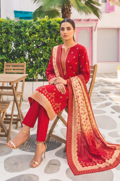 3PC PRINTED LAWN SUIT SR-131 - Rangoli Store